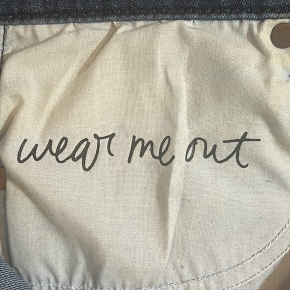 GRLFRND Women’s Jeans Size 32 Reed Blue Denim Cropped High Rise Skinny Straight - Picture 14 of 14